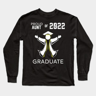 Proud aunt of 2022 graduate yellow Long Sleeve T-Shirt